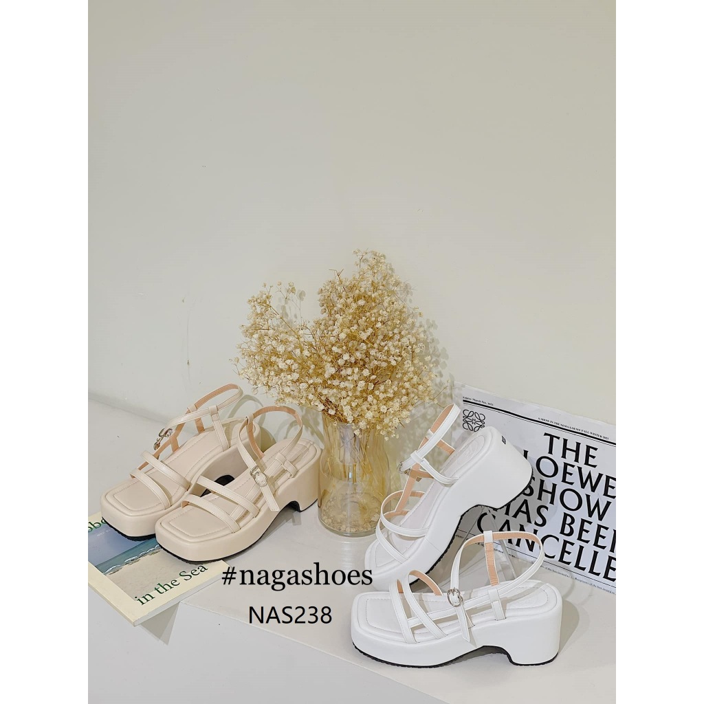 GIÀY SANDAL NAGASHOES 2 QUAI NGANG ĐẾ THÔ 7P NAS238