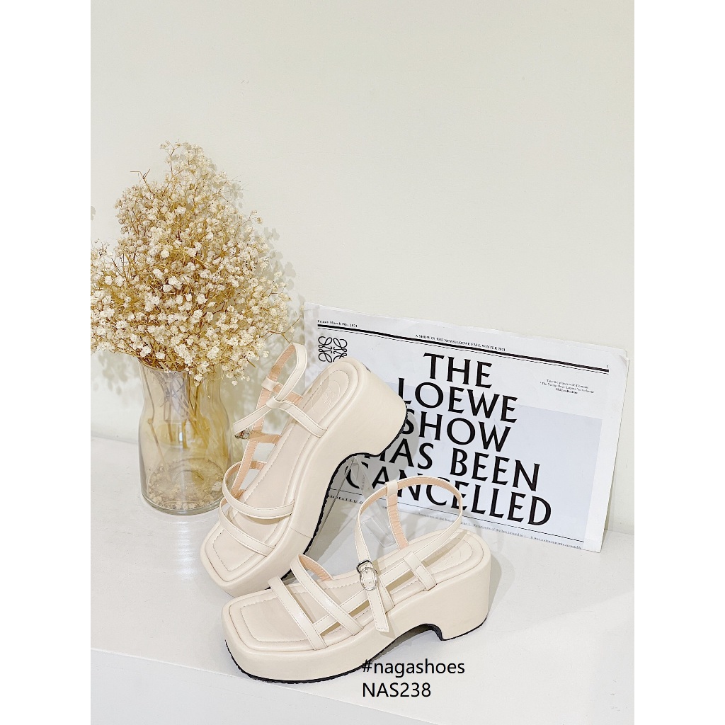 GIÀY SANDAL NAGASHOES 2 QUAI NGANG ĐẾ THÔ 7P NAS238