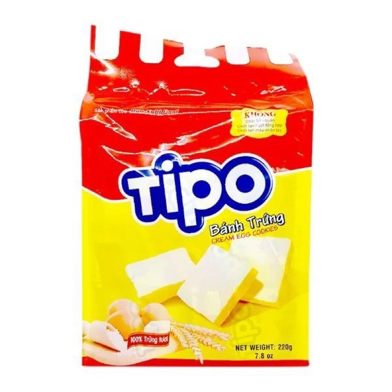 Bánh trứng Tipo gói 220gr