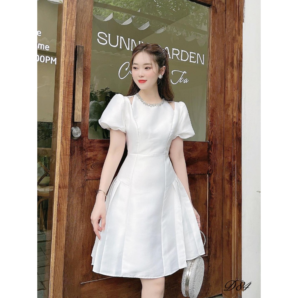 Đầm BIGSIZE thanh lịch, nhẹ nhàng, đính đá sang trọng  - D84- Ú XINH STORE