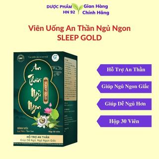 Viên Uống An Thần Ngủ Ngon Sleep Gold, hỗ trợ an thần, giúp dễ ngủ, ngủ ngon giấc, hộp 30 viên Duocphamhn92