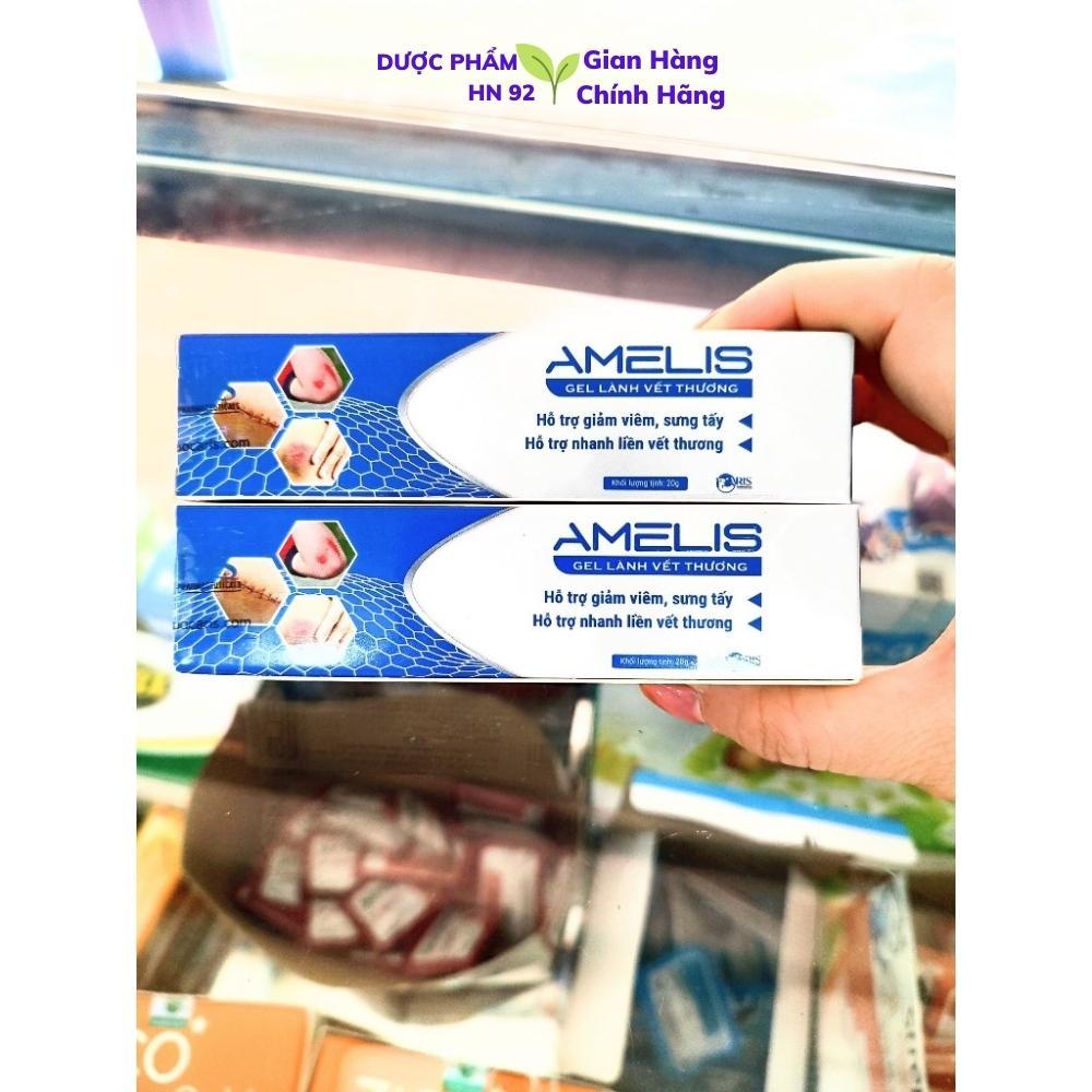 Gel Lành Vết Thương AMELIS, Hỗ trợ giảm nhiễm, sưng tấy, nhanh liền vết thương, tuýp 20g Duocphamhn92