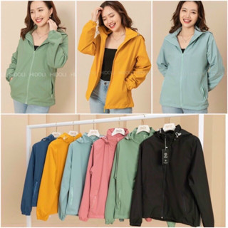 Áo khoác gió nữ 2 lớp chất gió tráng bạc chống bụi chống nước, áo gió nữ 3C cản gió, chống mưa bụi hiệu quả