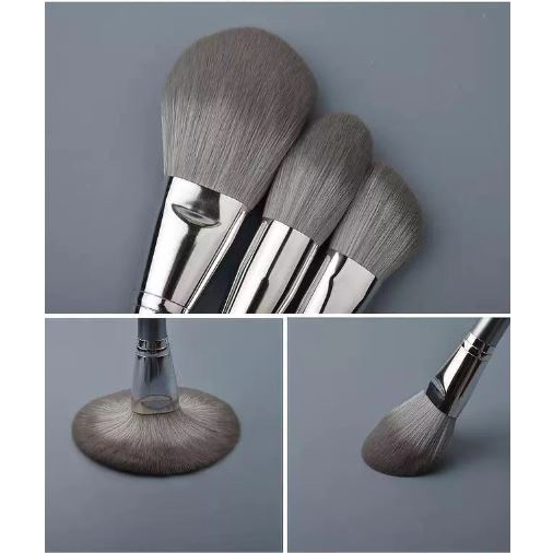 Bộ Cọ Trang Điểm 14 Cây Chuyên Makeup Cá Nhân Kèm Bao Da, Cốc Lông Siêu Mềm SHUSHU COSMETICS