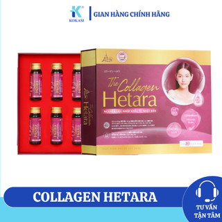 Collagen hetara dạng nước nguyên liệu nhật bản - collagen peptide hộp 10 chai