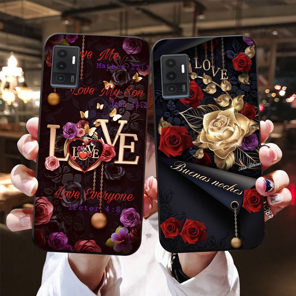 Ốp lưng vivo v23e / vivo v23 5g in hình chữ love siêu đẹp