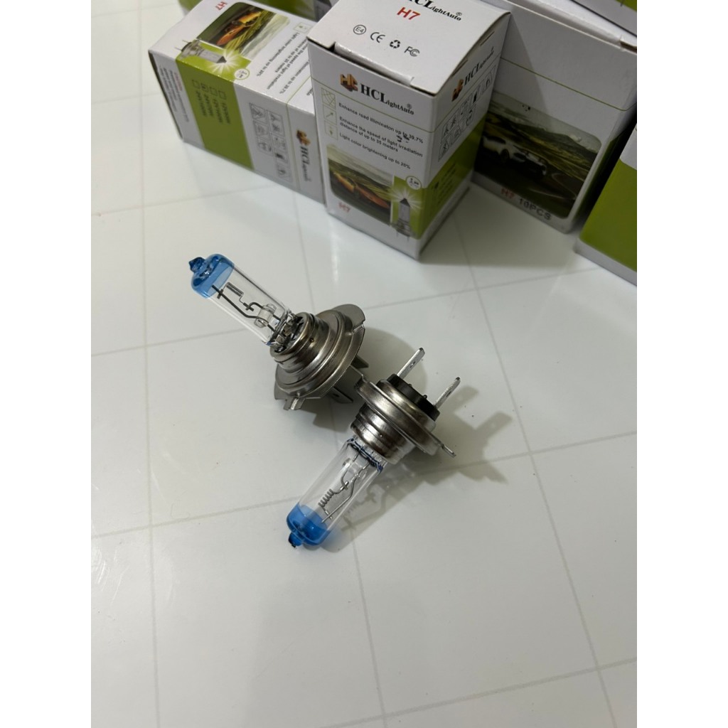 Bóng đèn h7, bóng đèn xe chân H7 điện 12v  và 24v