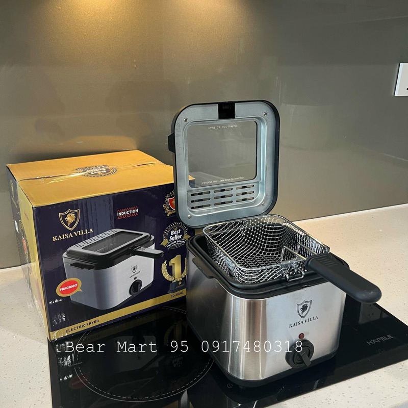 Nồi chiên ngập dầu Misu /Kaissa 2,5 lít - Hàng chính hãng, có nắp kính
