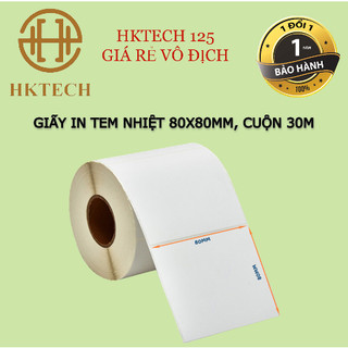 [THANH LÝ - XẢ TỒN] Giấy In Vận Đơn GHN 80x80 mm, Tem In Nhiệt 8x8 cm - Tem Vận Chuyển 8x8 cm, , in khổ A7