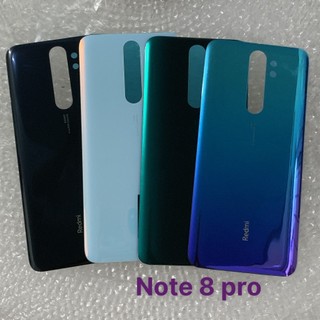 Nắp lưng xiaomi Redmi note 8 pro - bằng kính