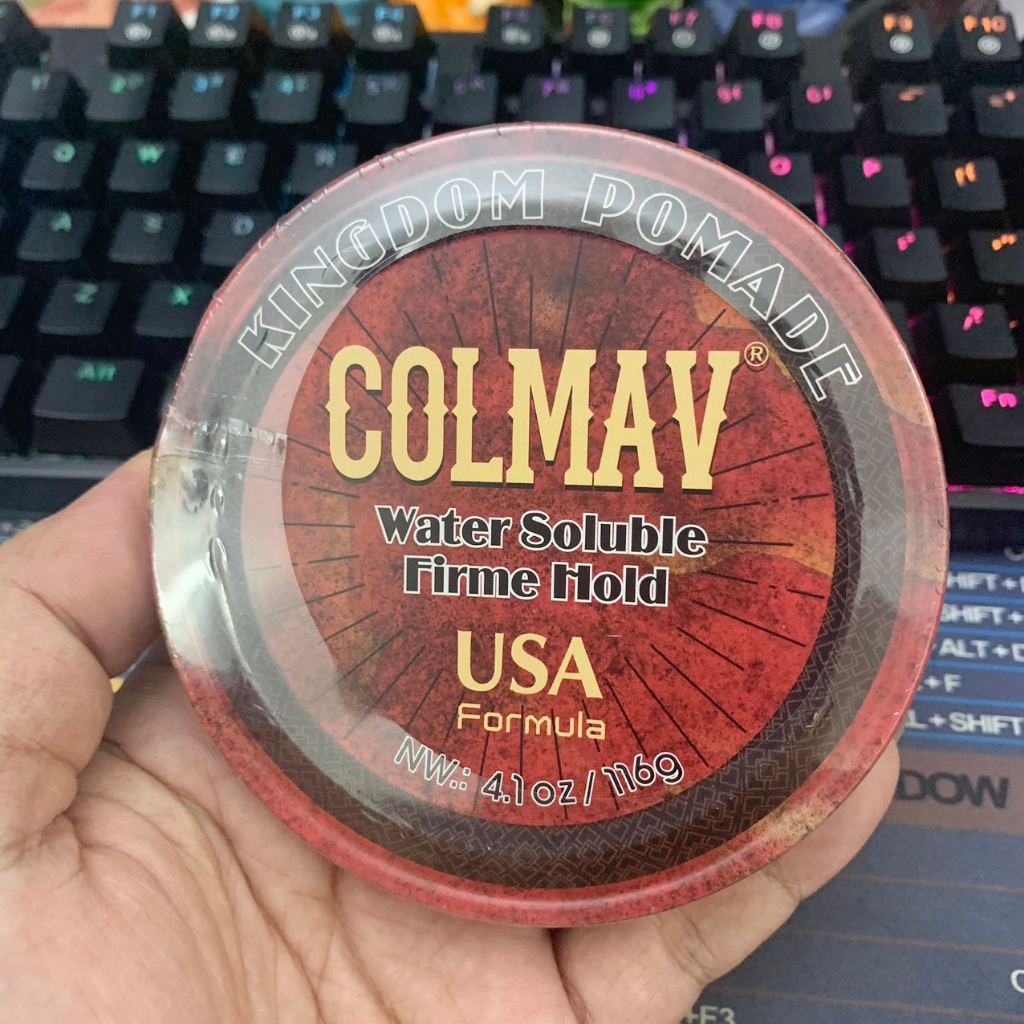 Sáp Vuốt Tóc Nam COLMAV Kingdom Pomade Red - 116Gram, Sáp Vuốt Tóc Hương Nước Hoa Giữ Nếp Cả Ngày Dài Bán Chạy Nhất 2023