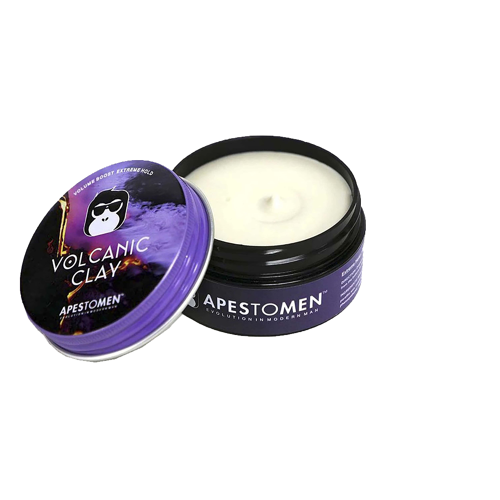 Sáp Vuốt Tóc Nam VOLCANIC Clay 80g - Sáp Vuốt Tóc Quốc Dân Siêu Giữ Nếp 24h, Mùi Hương Nhẹ Nhàng Giúp Mái Tóc Bồng Bềnh