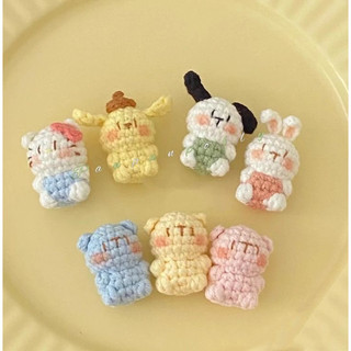 Móc khoá thú mini len handmade