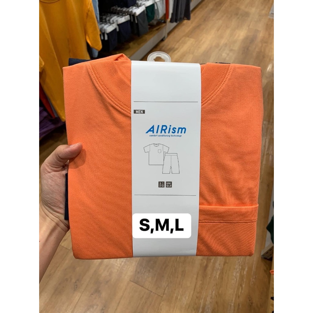 BỘ THUN NAM VẢI AIRism THOÁNG MÁT UNI.QLO NHẬT