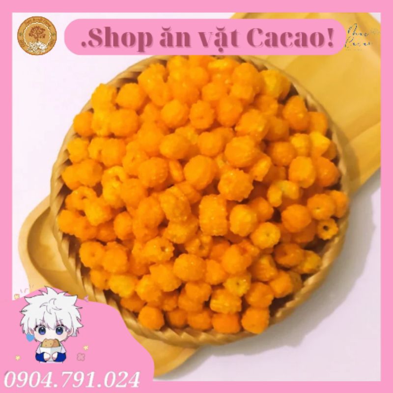 500G Nui Chiên Giòn, Nui Sấy Giòn,Hạt Sen Nui Cay Sấy Gia Vị Giòn Tan