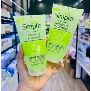 [FREESHIP] Sửa Rửa Mặt SIMPLE Refreshing 150ML (Mẫu Mới 2023)