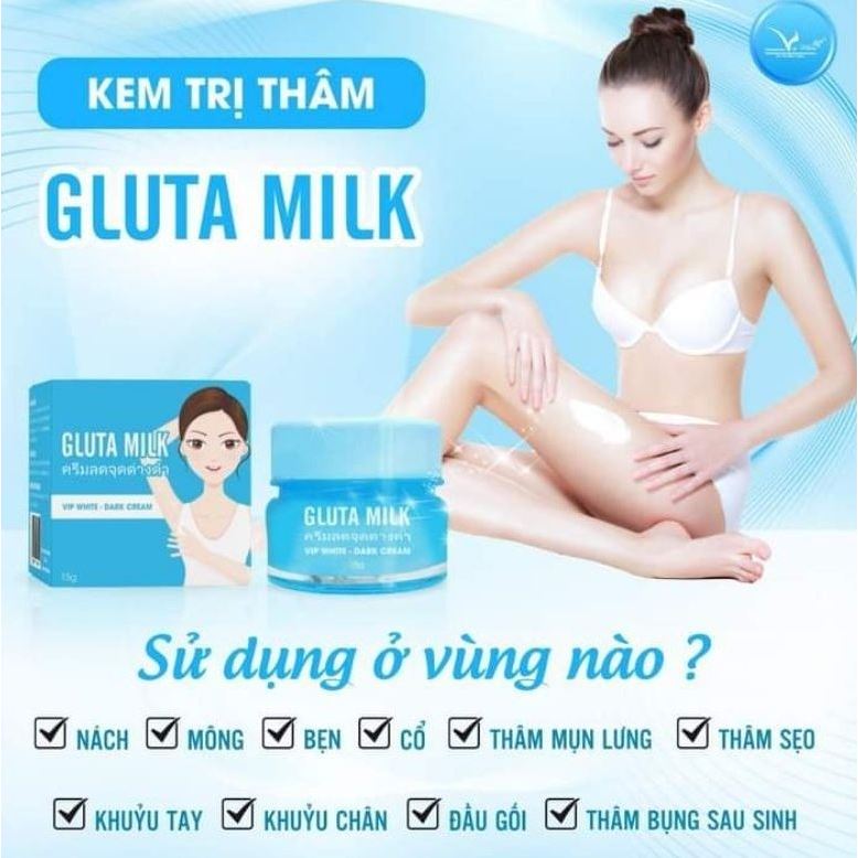 Kem Thâm Nách Gluta Milk 15g – Mua 1 Tặng 1