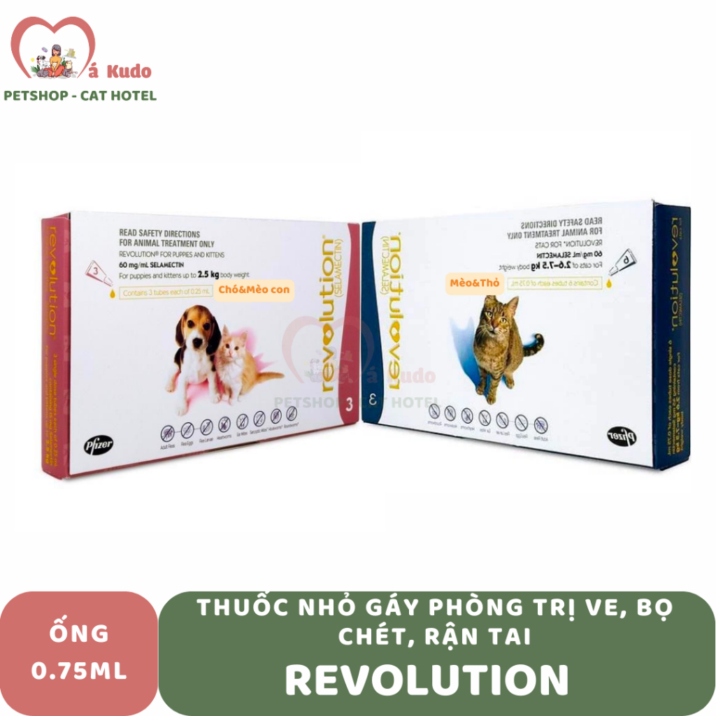 Thuốc nhỏ gáy REVOLUTION/1tuýp