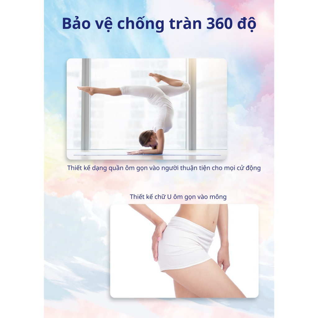 Băng Vệ Sinh Dạng Quần Aiwina Túi 3 Cái, Ban Đêm Chống Tràn và Thấm Hút Hiệu Quả, Dùng Cho Bé Gái Dậy Thì và Mẹ Sau Sinh