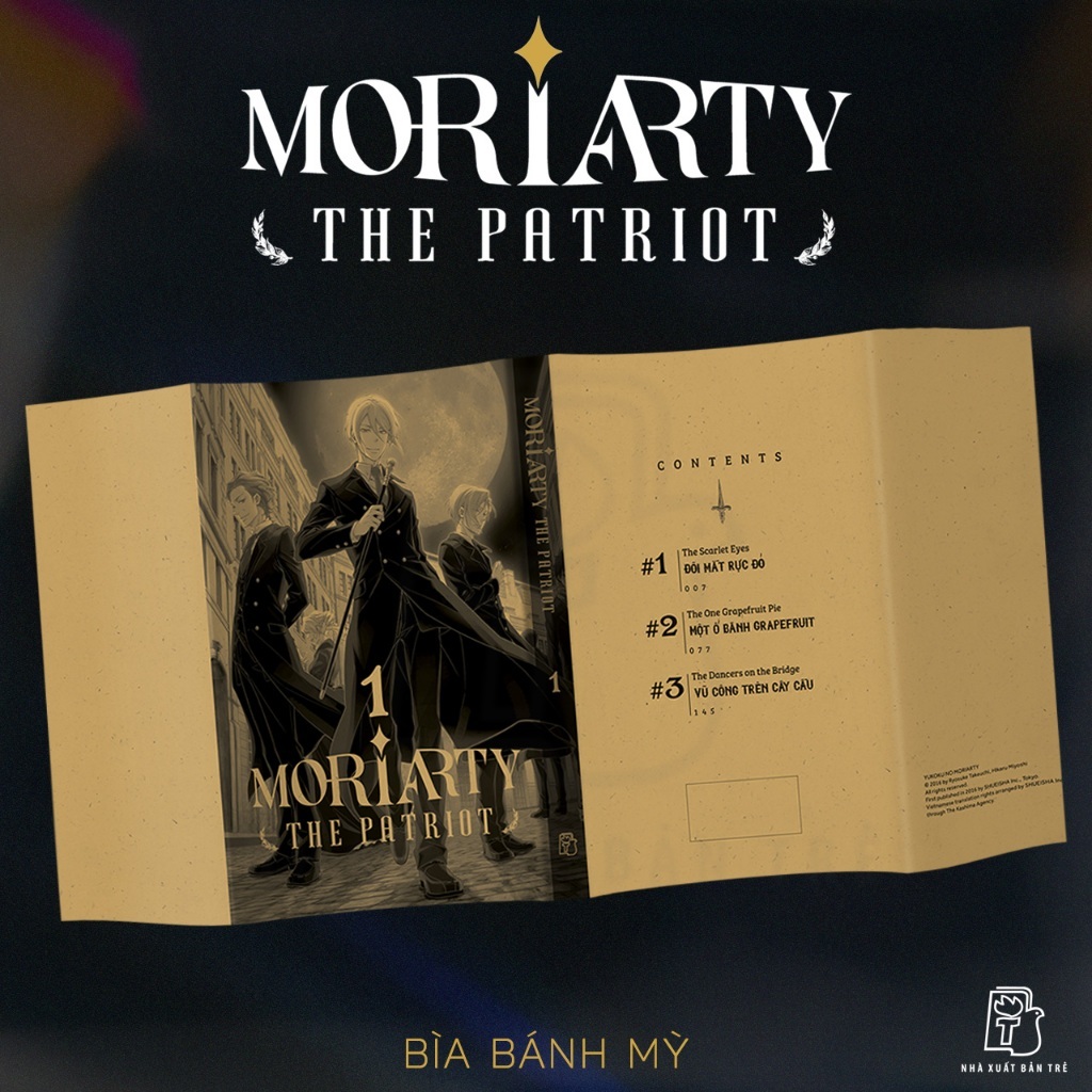 Truyện Tranh - Moriarty The Patriot - Tập 1 - Tặng Kèm Bìa Giấy Kraft