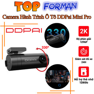 Camera Mini Hành Trình Ô Tô DDPai Mini Pro, Camera 330 độ, Chất Lượng Hình Ảnh 2K  Sống Động