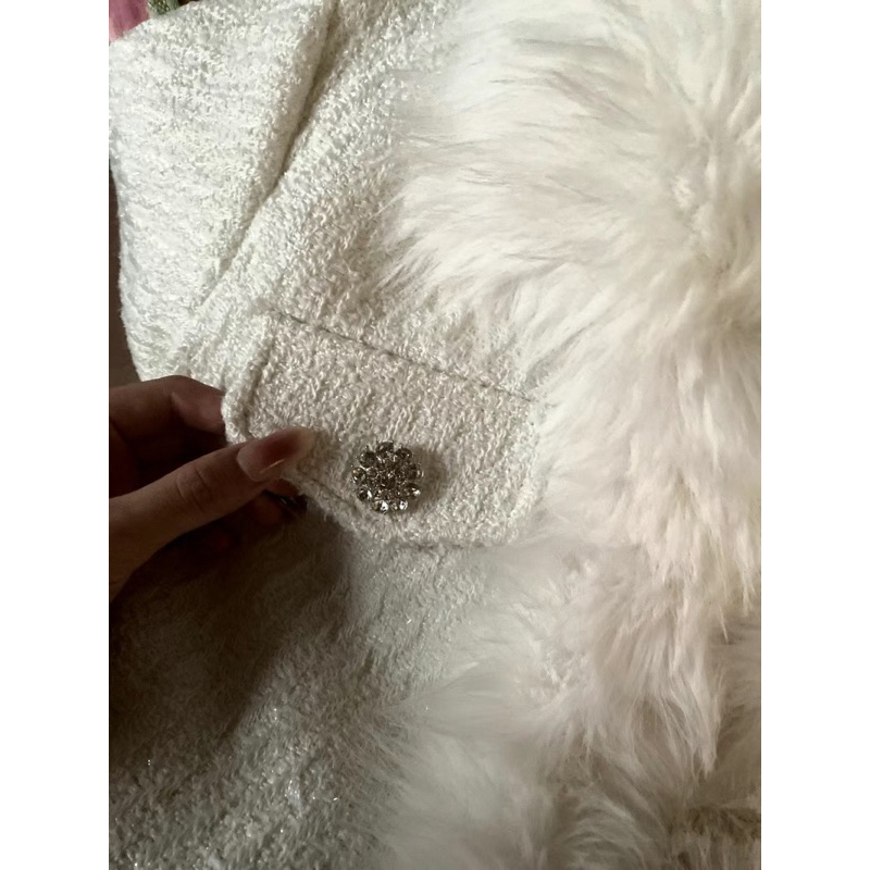 Áo khoác dạ lông cao cấp hàng QC