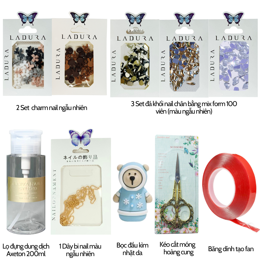 Combo làm nail đầy đủ chuyên nghiệp số 3 NGHI THẢO