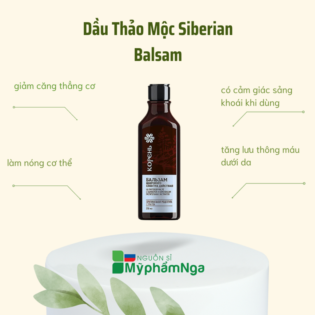 Dầu Siberian Balsam đa công dụng