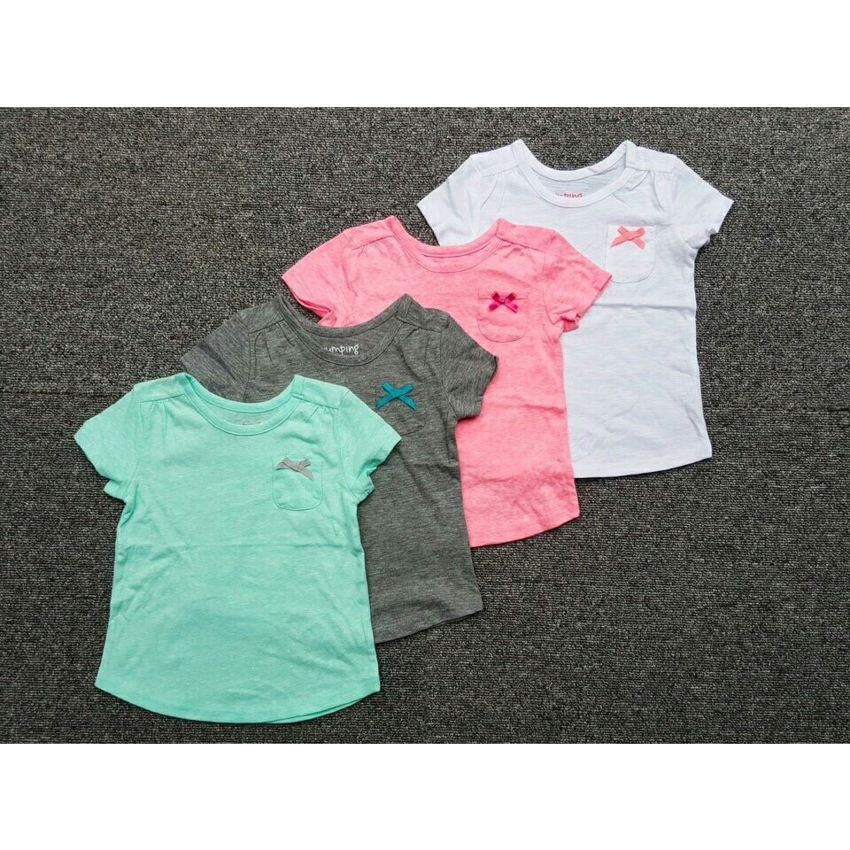Áo thun cộc tay bé gái Jumping Bean