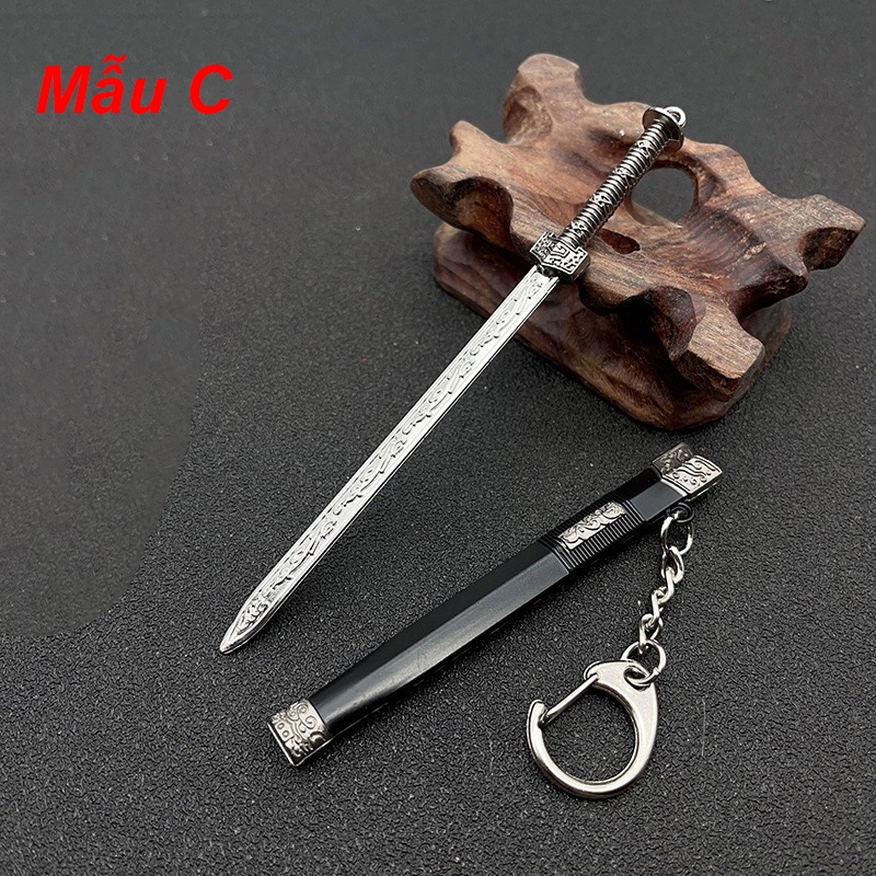 Móc Khóa Kiếm 12cm - Mô Hình Sưu Tầm và Trưng Bày - Chất Liệu Kim Loại Thiết Kế Tinh Xảo và Đẹp Mắt