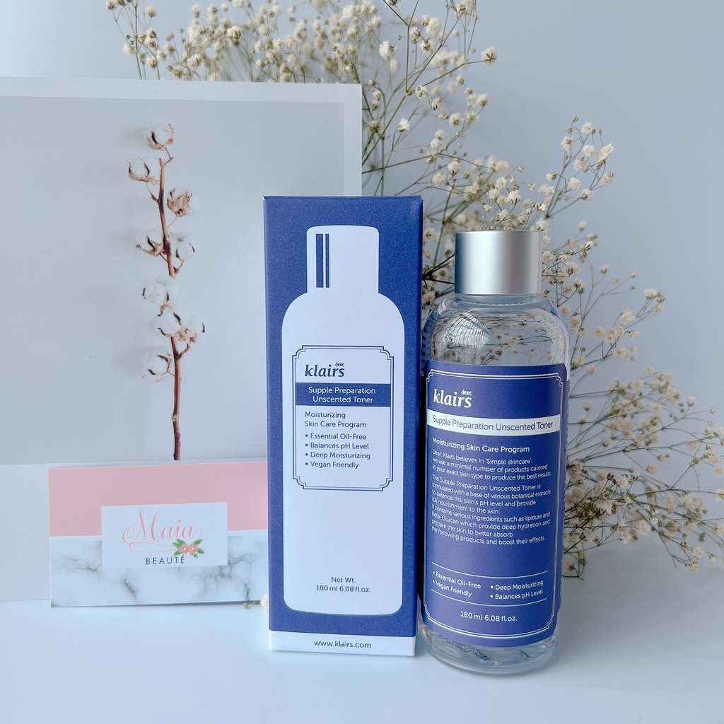 Nước hoa hồng Klairs 180ML- dưỡng ẩm và làm mềm da