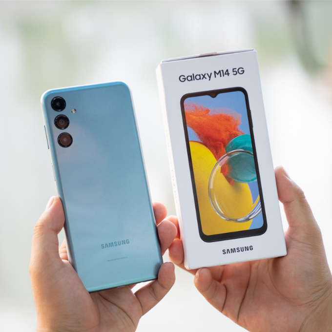 Điện thoại Samsung Galaxy M14 5G 4GB/128GB Chính hãng full VAT
