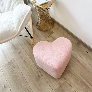 Ghế đôn đệm làm nail, ghế đôn sofa trang điểm hình trái tim - GC23