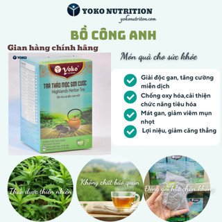 Trà thảo mộc sơn cước - bồ công anh yoko nutrition