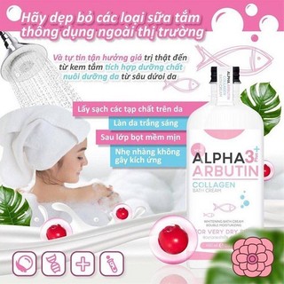 ALPHA3 plus+ ARBUTIN ( Sữa tắm trắng da )
