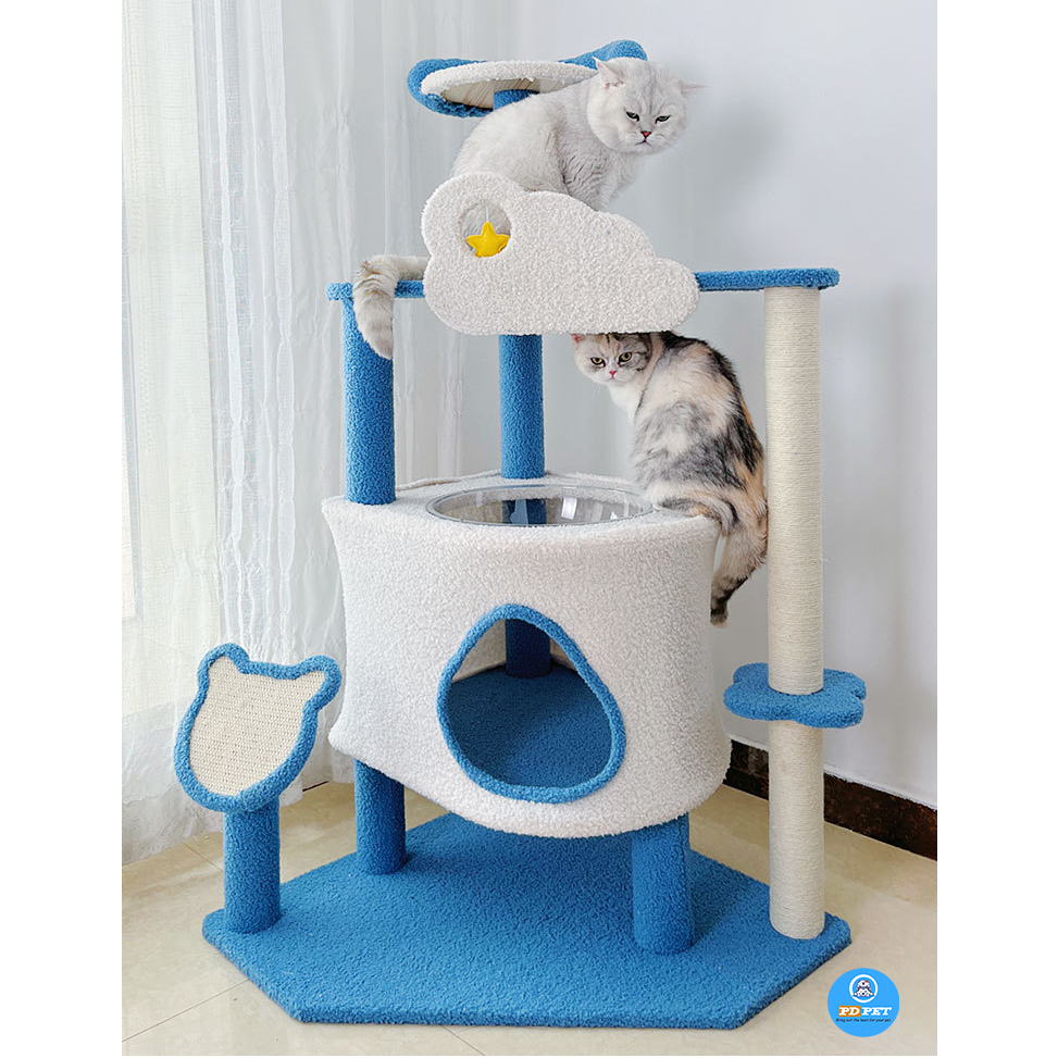 CATTREE - Tổng hợp các mẫu nhà mèo siu cute - Nhà chơi cho mèo, thú cưng mẫu mới cao cấp