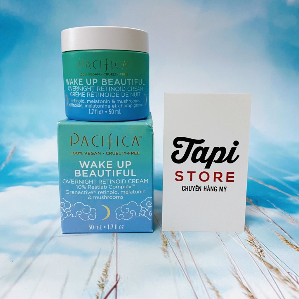 Kem dưỡng da ban đêm Pacifica WAKE UP BEAUTIFUL Overnight Retinoid Cream