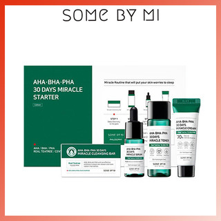 Bộ dưỡng chăm sóc da mụn Some By Mi AHA BHA PHA 30 days miracle starter kit edition (4 sản phẩm)