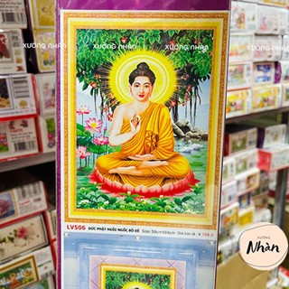Tranh đính đá phật thích ca mâu ni - mã lv506- tranh chưa đính
