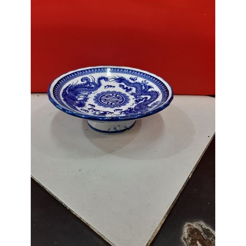 Bộ chung ly cúng màu xanh