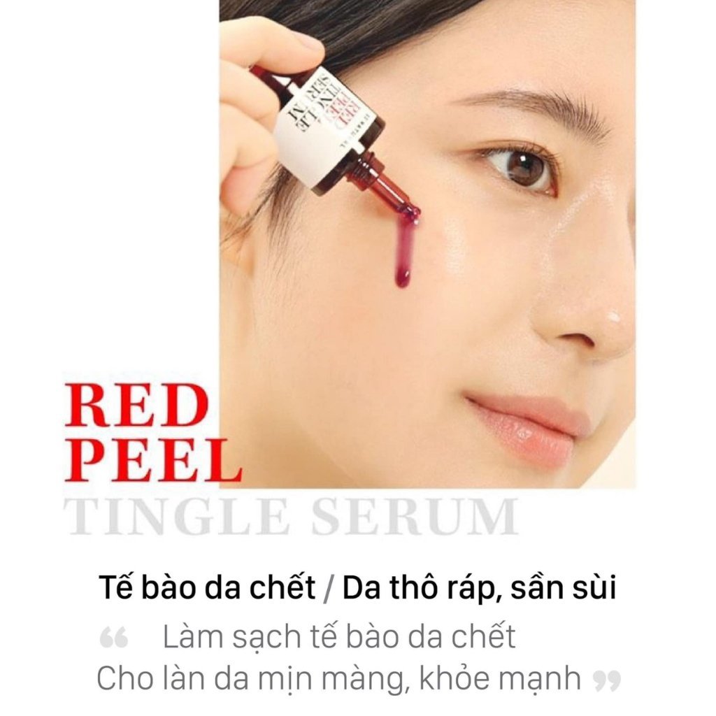 Tinh chất Peel da RED PEEL Tingle Serum Facial Peeling Serum Wash Off dung tích 11ml Giúp tái tạo và phục hồi làn da