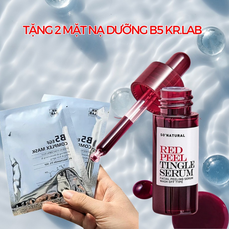 Tinh chất tẩy tế bào chết, Peel da Peel Tingle Serum Facial Peeling Serum Wash Off, cam kết chính hãng