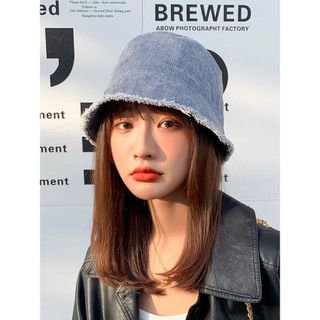 Nón bucket denim rách mẫu mới