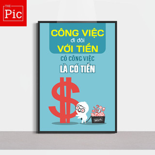 Tranh Động Lực  - Tranh Slogan Tạo Động Lực Treo Tường Trang Trí Văn Phòng