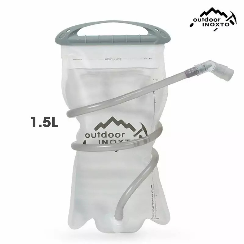 Túi Nước Chạy Bộ Leo Núi Đạp Xe Trekking Trail Có Vòi Hút Tiện Dụng Bình Nước Tập Luyện Thể Thao 1L 1.5L 2L Inoxto