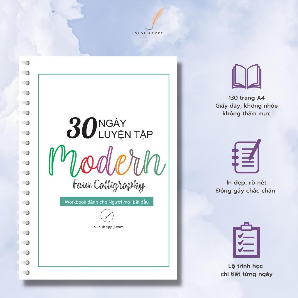 Workbook Modern Faux Calligraphy Cho Người Mới Luyện