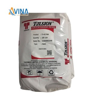 BAO 25L HẠT NHỰA CATION T42NA TULSON - ẤN ĐỘ XỬ LÝ CANXI