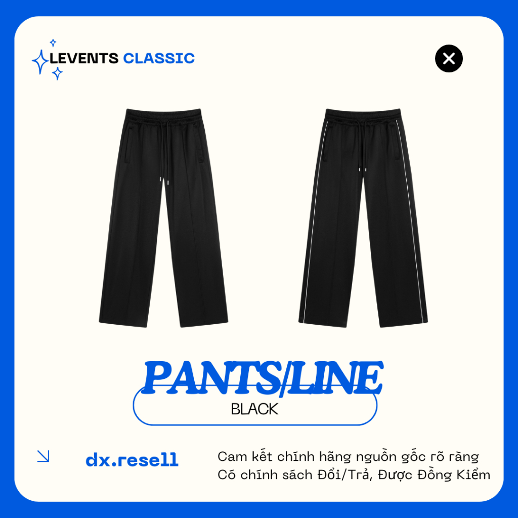 Quần Dài Levents® Classic Track-Line Pants/ Black