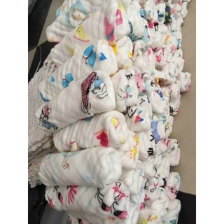 Set 5 khăn mặt xô nhăn 6 lớp