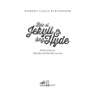 Sách - Bác sĩ Jekyll và ông Hyde (Robert Louis Stevenson)